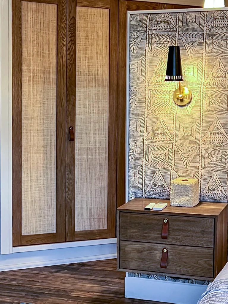 Custom wardrobe and nightstand set in San Antonio