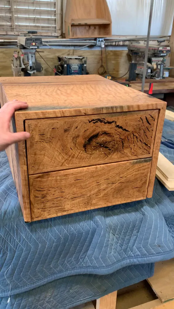 Handcrafted wooden drawer box in San Antonio