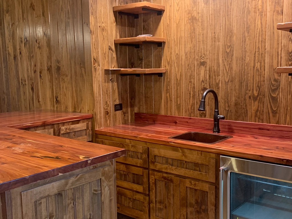Custom cabinetry and shelving built in San Antonio