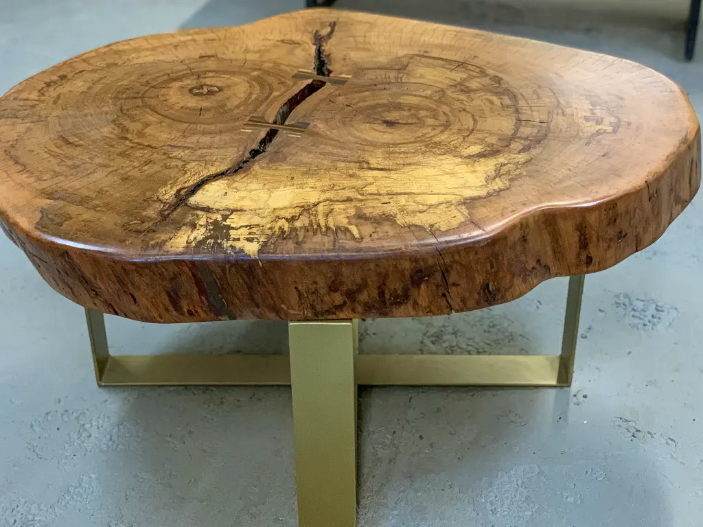 Live edge round coffee table San Antonio