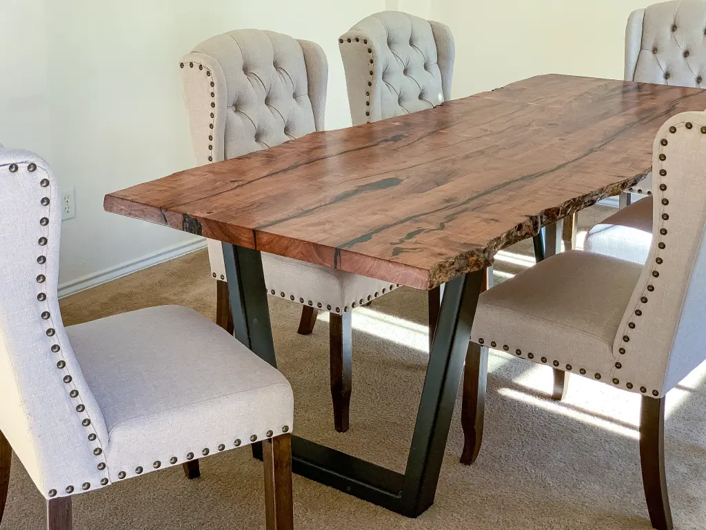 Custom wood dining table San Antonio TX