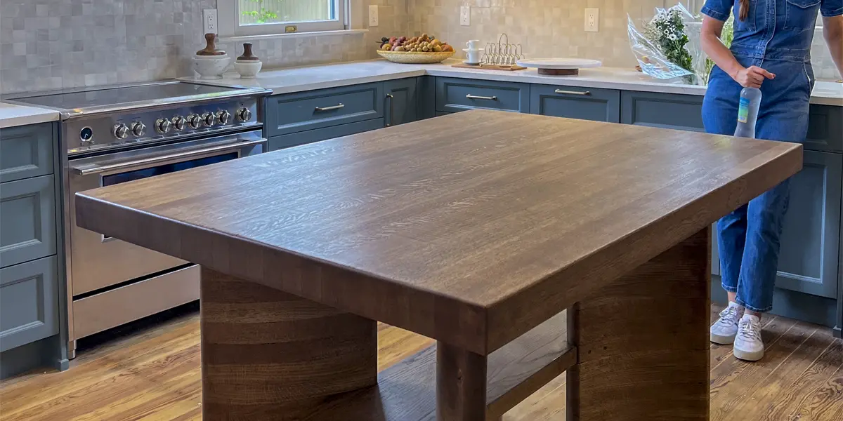 Custom wood kitchen and dining furniture in San Antonio
