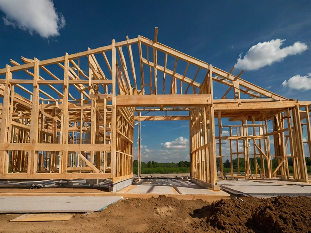 Kiln-dried lumber for home construction and framing