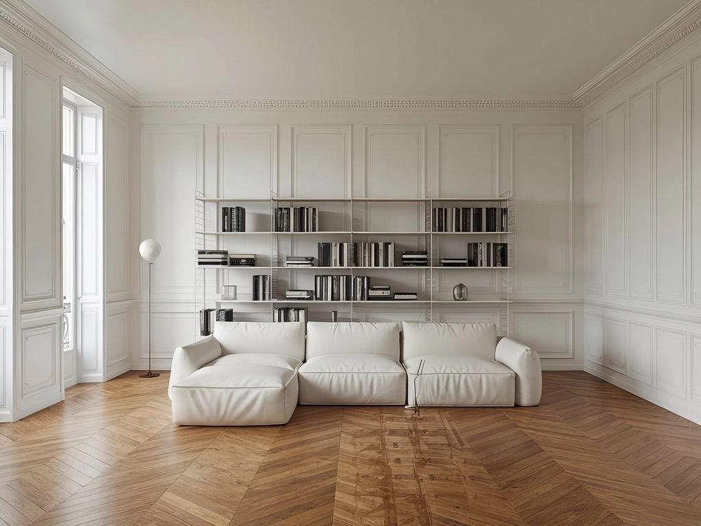 Kiln-dried wood flooring and wall paneling