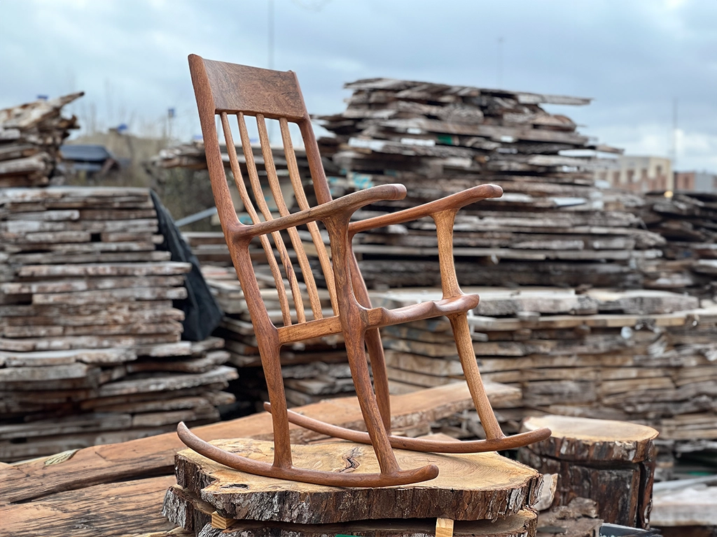 Handcrafted woodworking projects using kiln-dried wood