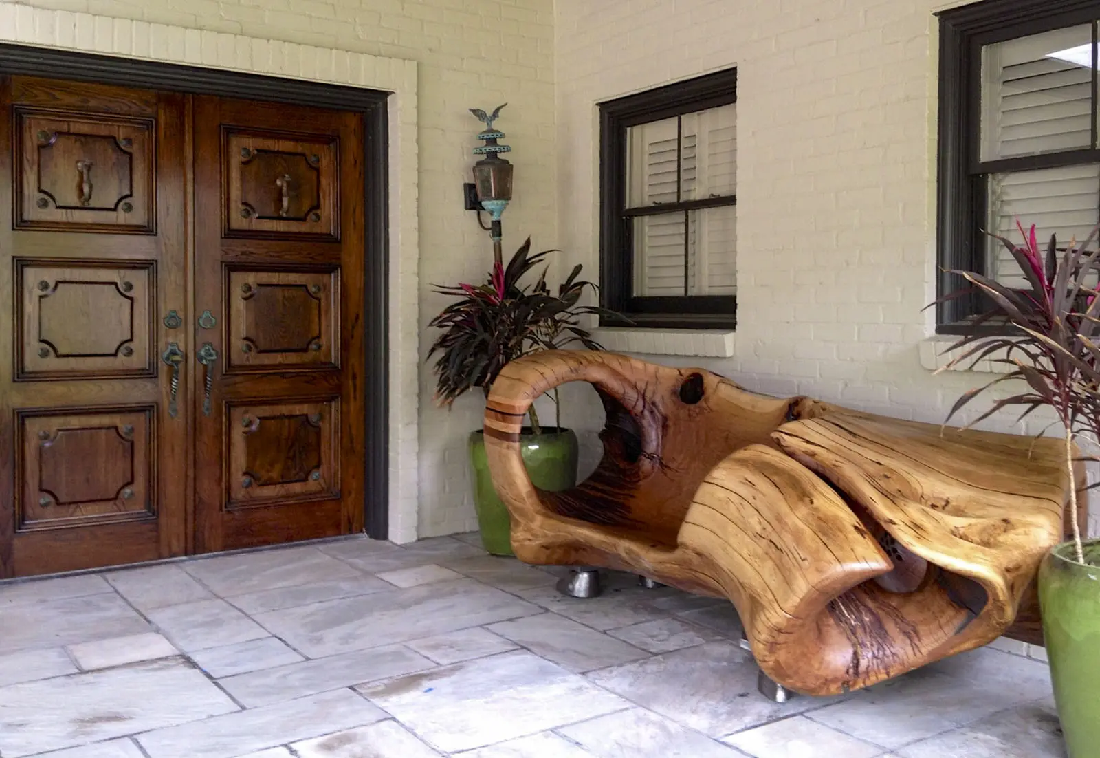 Custom woodwork crafted by Green Wood Milling Co., a San Antonio TX sawmill